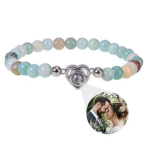 Personalized Circle Photo Bracelet