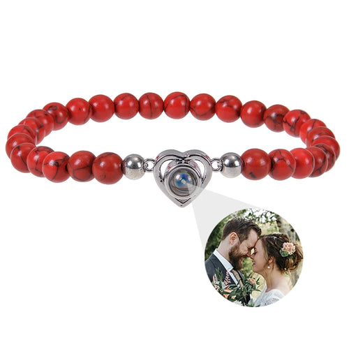 Personalized Circle Photo Bracelet