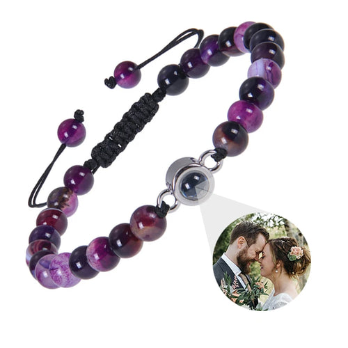 Personalized Circle Photo Bracelet
