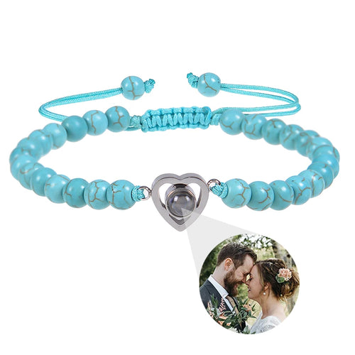 Personalized Circle Photo Bracelet