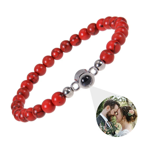 Personalized Circle Photo Bracelet