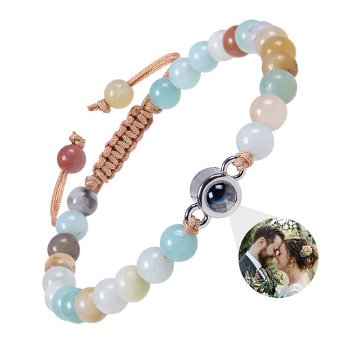 Personalized Circle Photo Bracelet