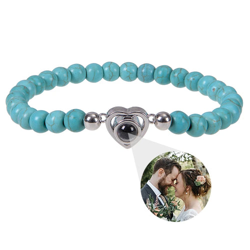 Personalized Circle Photo Bracelet