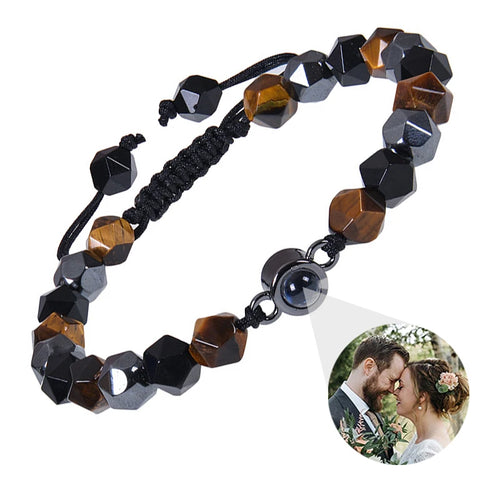 Personalized Circle Photo Bracelet
