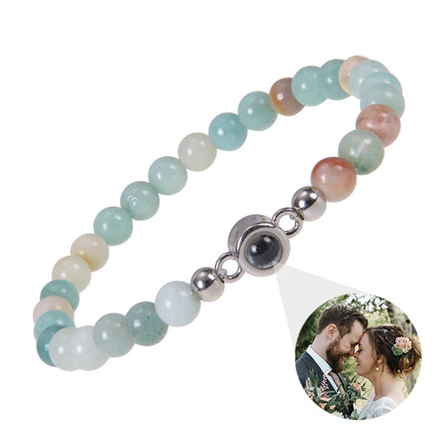 Personalized Circle Photo Bracelet