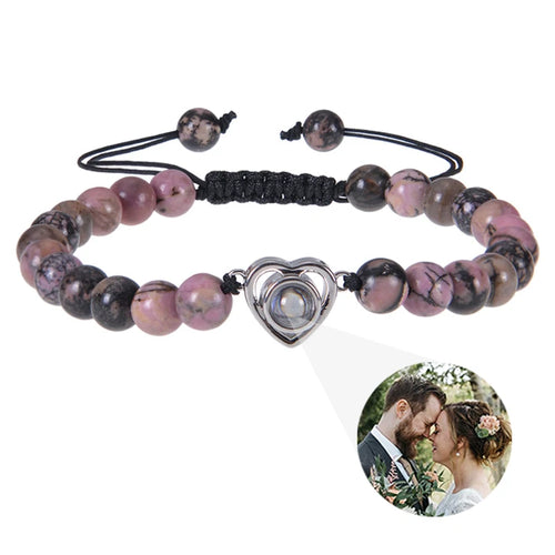 Personalized Circle Photo Bracelet