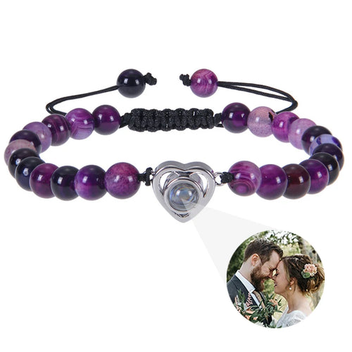 Personalized Circle Photo Bracelet