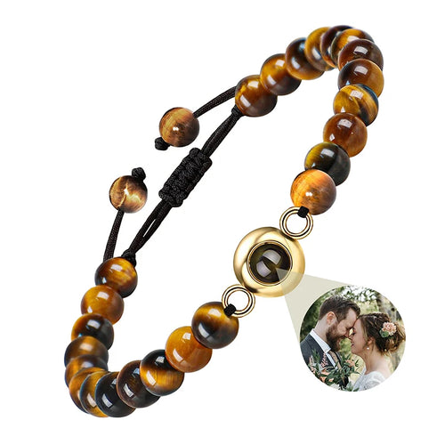 Personalized Circle Photo Bracelet
