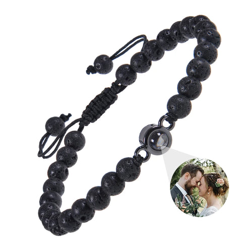 Personalized Circle Photo Bracelet