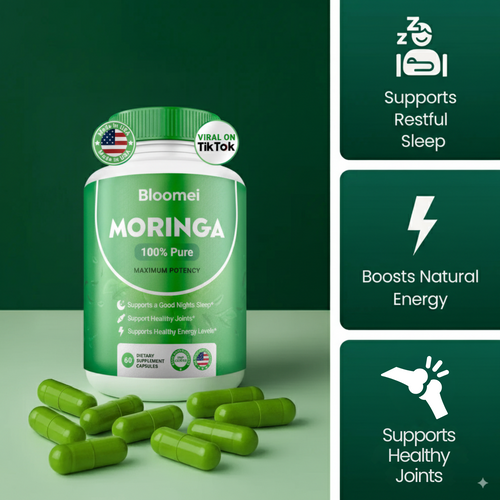 Moringa Powder Capsules (800mg)