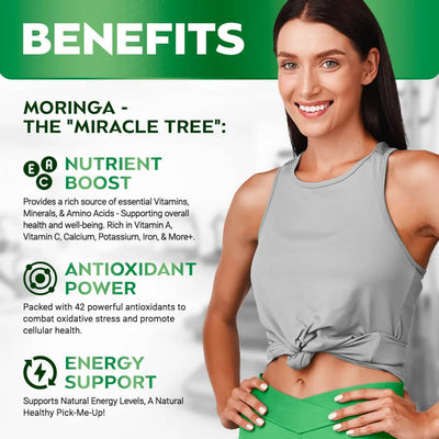 Moringa Powder Capsules (800mg)