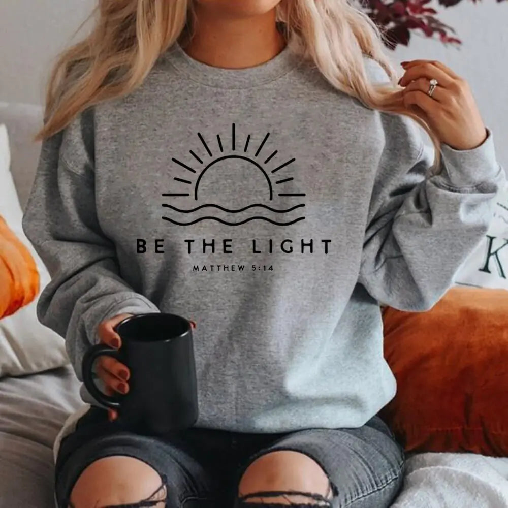 BE THE LIGHT (Matthew 5:14) - Crewneck