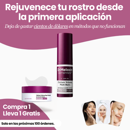 [Dr.Melaxin Oficial] Bálsamo Multi-Uso de Calcio + Parches de Ojos Gratis
