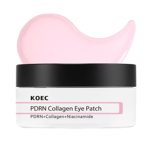 PDRN Collagen Eye Patch, Glass Skin Care, Glowing & Hydrating Hydrogel Mask for Puffy Eyes, Dark Circles, Wrinkles, Fine Lines,