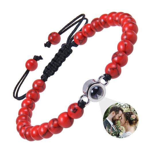 Personalized Circle Photo Bracelet