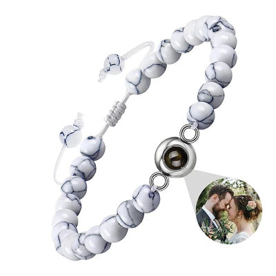 Personalized Circle Photo Bracelet