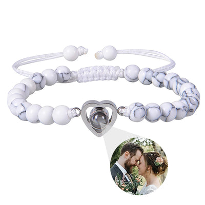 Personalized Circle Photo Bracelet