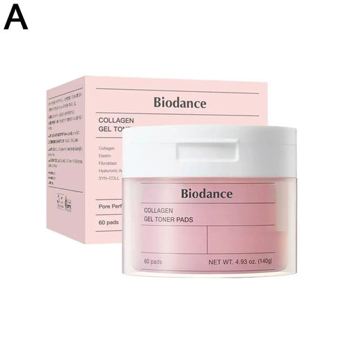 Almohadilla de colágeno Biodance para atenuar líneas finas, reafirmante de poros, hidratante, tónico, iluminador, mejora el tono de la piel, tónico facial, cuidado facial.