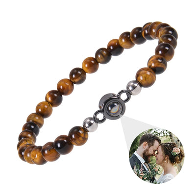 Personalized Circle Photo Bracelet