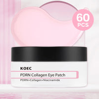 PDRN Collagen Eye Patch, Glass Skin Care, Glowing & Hydrating Hydrogel Mask for Puffy Eyes, Dark Circles, Wrinkles, Fine Lines,