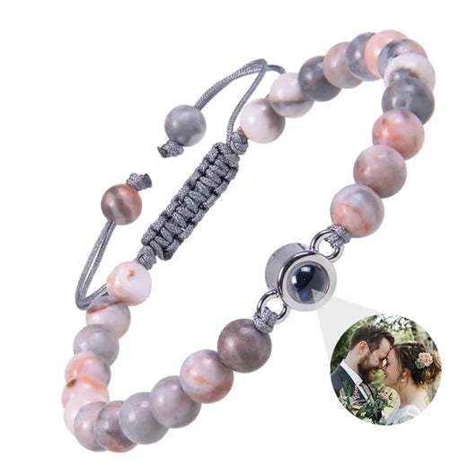 Personalized Circle Photo Bracelet