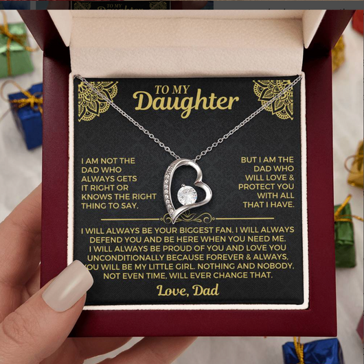 To My Daughter - Love Dad - Beautiful Gift Box