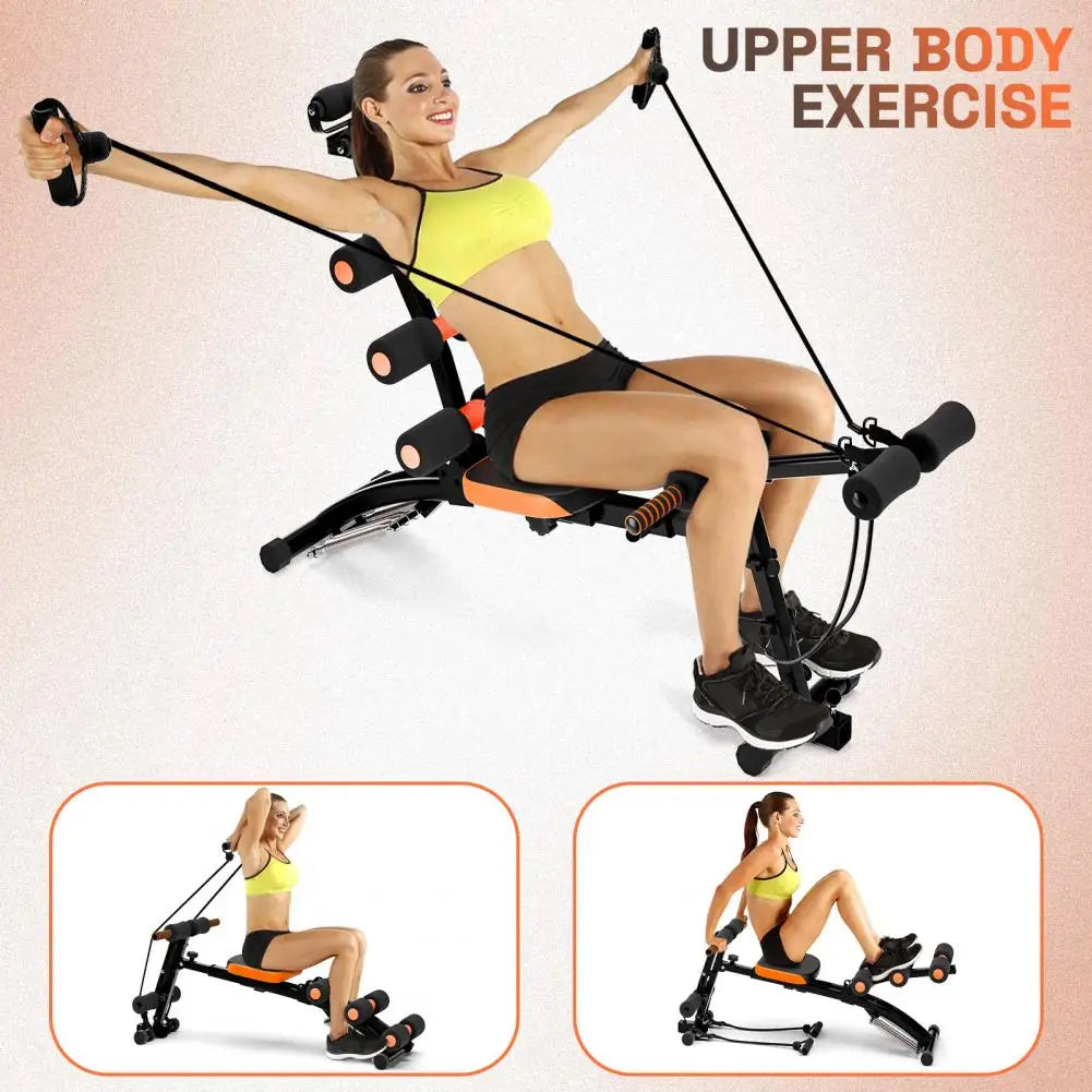 Ab Workout Bench for Home Gym, Multi-Functional Adjustable Ab Crunch Machine, Ab Exercise Equipment for Total Body Workout