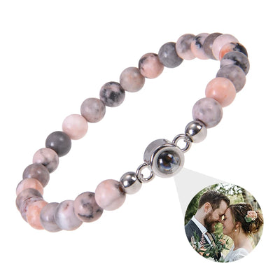 Personalized Circle Photo Bracelet