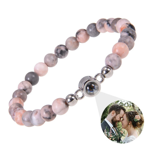 Personalized Circle Photo Bracelet