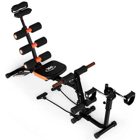 Ab Workout Bench for Home Gym, Multi-Functional Adjustable Ab Crunch Machine, Ab Exercise Equipment for Total Body Workout