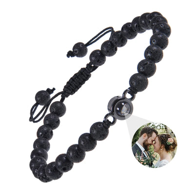 Personalized Circle Photo Bracelet