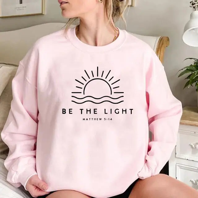 BE THE LIGHT (Matthew 5:14) - Crewneck