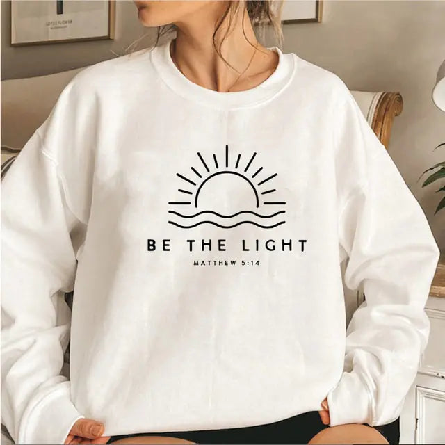 BE THE LIGHT (Matthew 5:14) - Crewneck