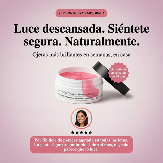 PARCHE REGENERATIVO PARA OJOS CON HIDROGEL DE COLÁGENO Y PÉPTIDO (60 uds.)