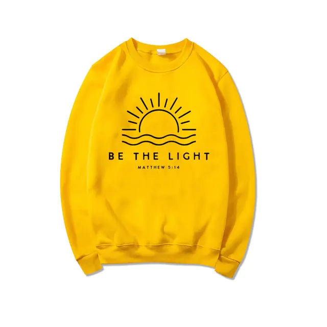 BE THE LIGHT (Matthew 5:14) - Crewneck